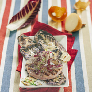 HAMBURGER CON CIPOLLE RADICCHIO GRIGLIATO - 0473