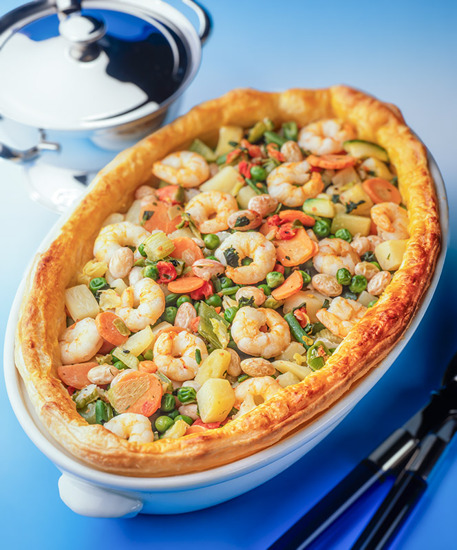 TORTA DI GAMBERI E VERDURE - S165870 - 3511 - immagine 1