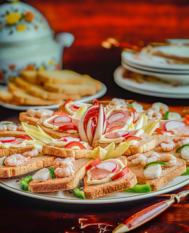 TARTINE CON FETTE BISCOTTATE - GI11830 - 4770 - immagine 1