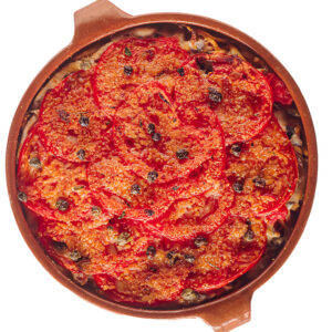 LINGUINE GRATINATE CON POMODORI E CAPPERI - 6831