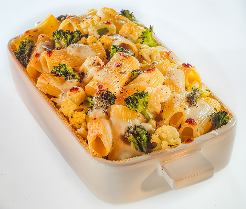 PIROFILA DI RIGATONI CON SCALOGNI, CAVOLFIORE E BROCCOLI - 7177 - immagine 1