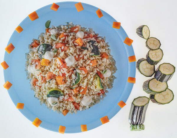 RISOTTO CON ZUCCHINE PROSCIUTTO CRUDO E MOZZARELLA - 4141