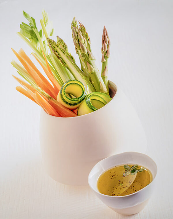 CAROTE ZUCCHINE E ASPARAGI IN PINZIMONIO - 5804