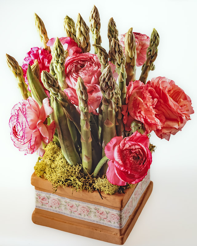 CENTROTAVOLA ASPARAGI E FIORI PASQUA - 5881 - immagine 1
