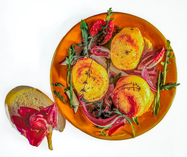 TARTINE CON PATATE E INSALATA - 5944