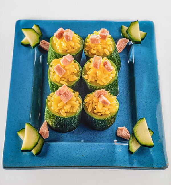BOCCONCINI DI ZUCCHINE RISO E TONNO - 8354