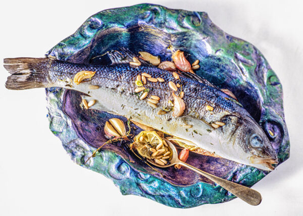 BRANZINO CON FINOCCHIETTO E PINOLI - 8060