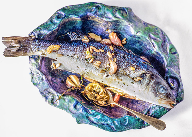 BRANZINO CON FINOCCHIETTO E PINOLI - 8060 - immagine 1