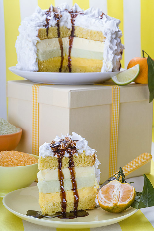 TORTA GELATO AGLI AGRUMI - K2634