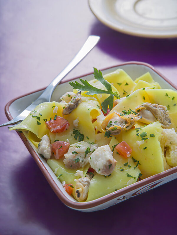 MALTAGLIATI CON NASELLO E PESCATRICE - GT6J2699