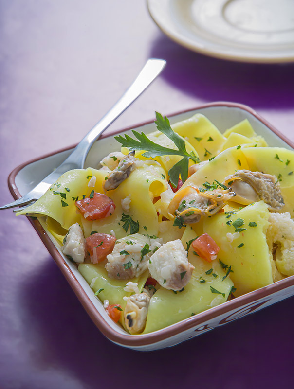 MALTAGLIATI CON NASELLO E PESCATRICE - GT6J2699 - immagine 1