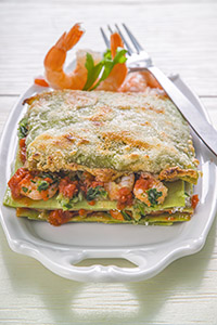 LASAGNE VERDI CON GAMBERI - GT6J3030