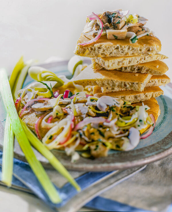 PANCAKE CON INSALATA E FUNGHI - 65099