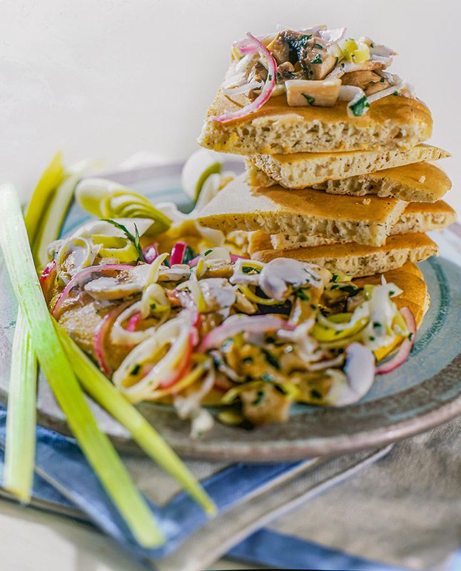 PANCAKE CON INSALATA E FUNGHI - 65099 - immagine 1