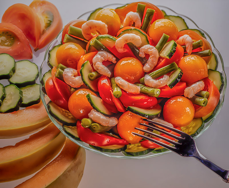 ANTIPASTO DI MELONE E GAMBERETTI - S75890 - 3500 - immagine 1