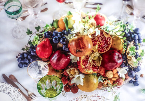 CENTROTAVOLA CON FRUTTA - 6588