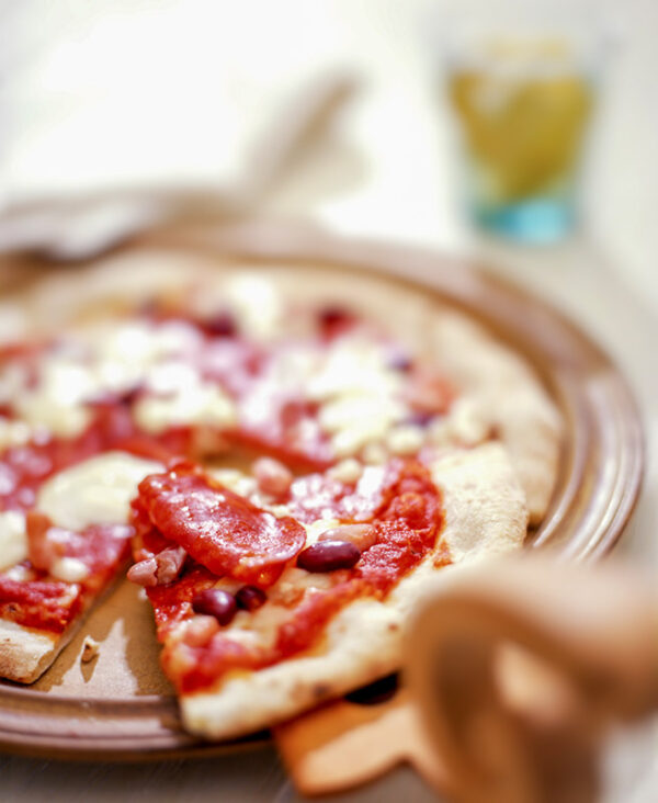 PIZZA CON SALAME E FAGIOLI - S0203063