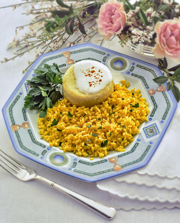 RISOTTO GIALLO E TIMBALLETTI DI NASELLO - S07910 - 4073