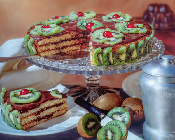 TORTA DI KIWI E CIOCCOLATO - S07970 - 4898