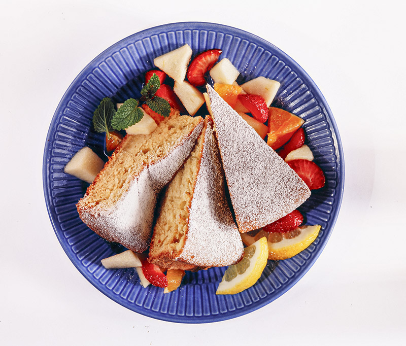 TORTA MARGHERITA ALLO YOGURT E FRUTTA - 9900 - immagine 1