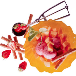 GELATO ALLA FRAGOLA CON MELONE - COPPA GOLOSA - 9455