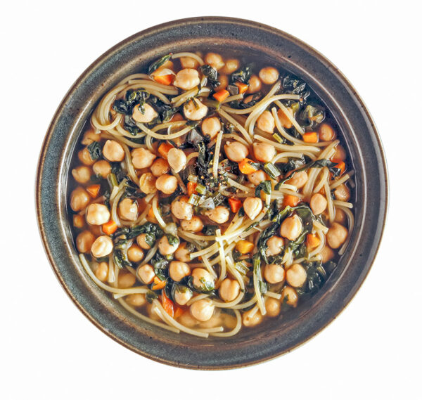 MINESTRONE CON ERBETTE CECI E SPAGHETTI - 9992