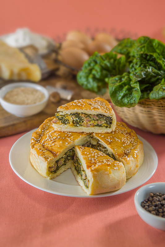TORTA DI COTECHINO E SPINACI - K4749