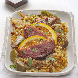 FARRO AI CARCIOFI E PETTO D’ANATRA - 6083