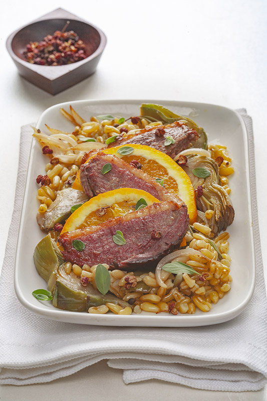 FARRO AI CARCIOFI E PETTO D’ANATRA - 6083