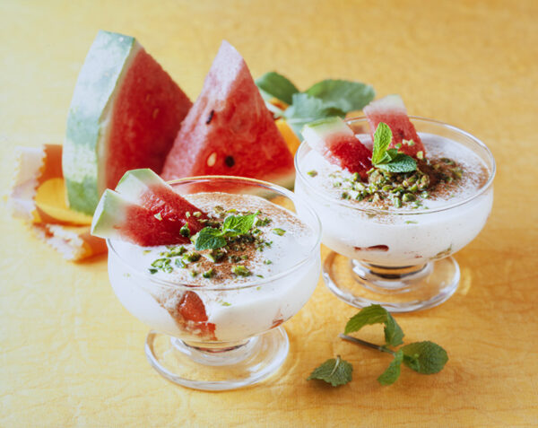 ANGURIA CON CREMA DI YOGURT E PISTACCHI - 0188
