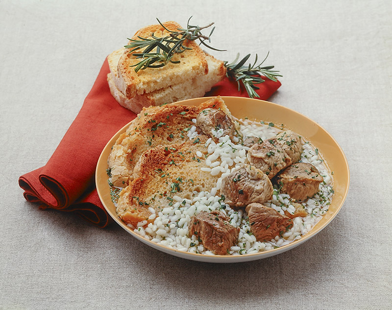 ZUPPA DI PANE E AGNELLO ALL'ACETO - 9878 - immagine 1