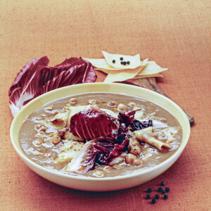 ZUPPA DI MALTAGLIATI CON CECI E RADICCHIO - 9913