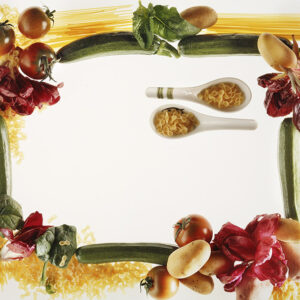 CORNICE DECOR PASTA PATATE E  POMODORI - 9996