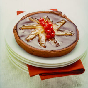 CROSTATA DI CIOCCOLATO PERE E RIBES - 0118