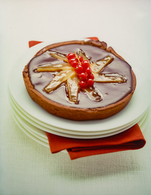 CROSTATA DI CIOCCOLATO PERE E RIBES - 0118