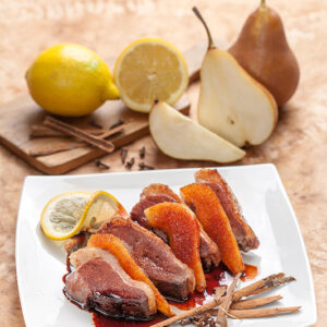 PETTO D'DOCA CON PERE CANNELLA E GRAPPA - 7255