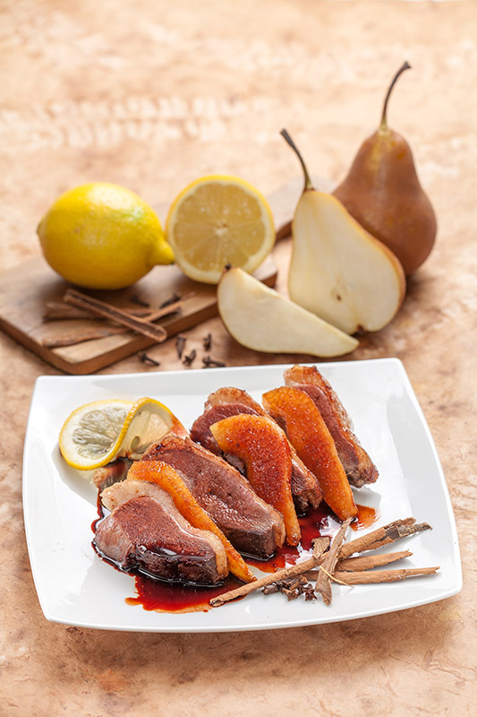 PETTO D'DOCA CON PERE CANNELLA E GRAPPA - 7255