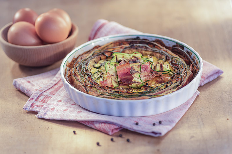 GALETTES BRETONNES CON ZUCCHINE GRIGLIATE E BACON - 9205 - immagine 1