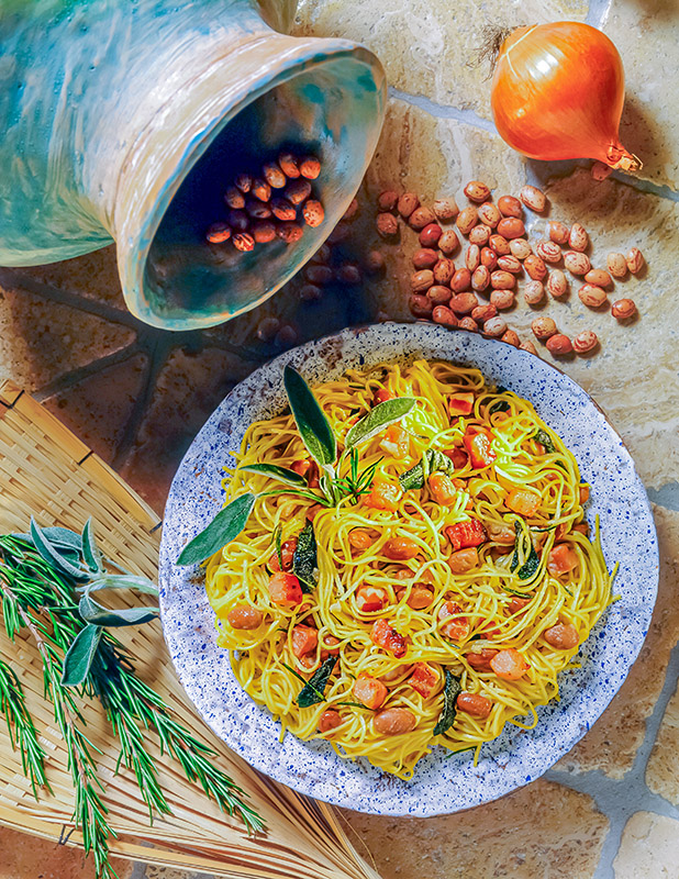 TAGLIOLINI CON PANCETTA E FAGIOLI - S05950 - 70512 - immagine 1