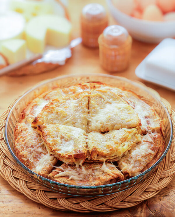 CRESPELLE ALLA CACIOTTA E EMMENTAL - S104860
