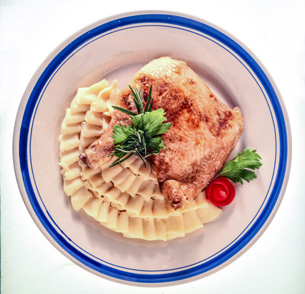 POLLO AL FORNO CON PURÈ DI PATATE - S04960 - 5454