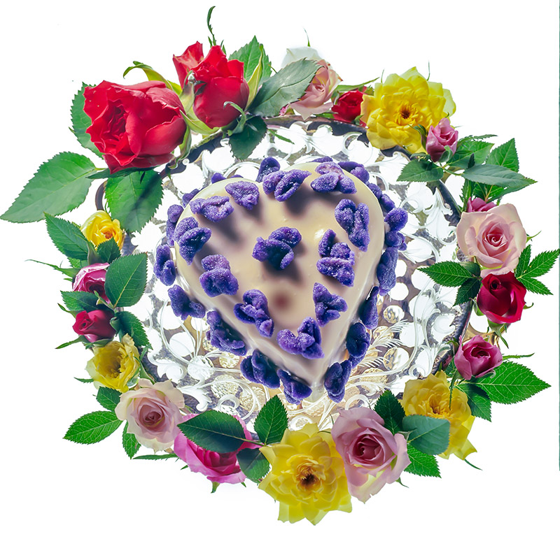 CUORE ALLE VIOLETTE - S08920 - 4518 - immagine 1