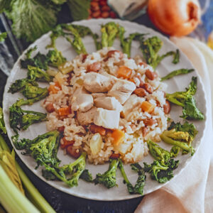 RISOTTO CON CIME DI RAPA FAGIOLI E POLLO - S55940  - 4118