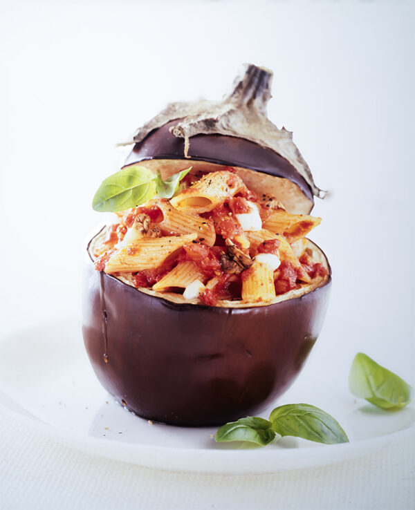 MELANZANE RIPIENE CON PASTA E POMODORO - 7223