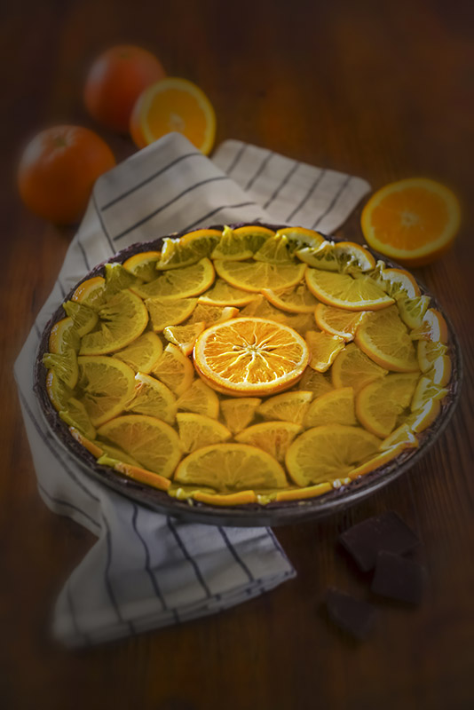 CROSTATA AL CIOCCOLATO E ARANCE - 4039