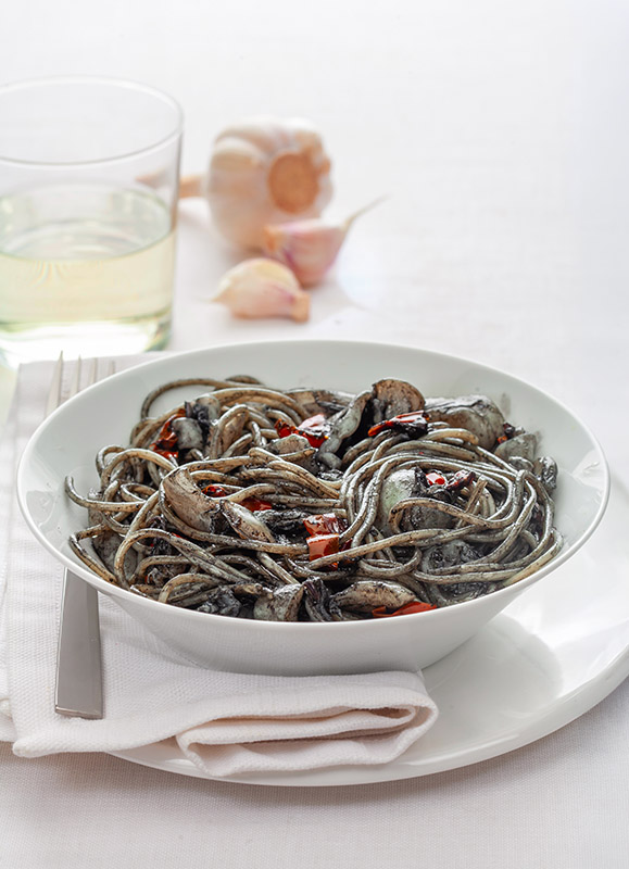 SPAGHETTINI AL NERO DI SEPPIA - SICILIA - 0843