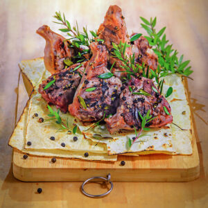AGNELLO AL MIRTO COSTOLETTE DI AGNELLO CON PEPE OLIO MIRTO - 3369