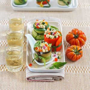 FAKE SUSHI - SUSHI DI VERDURE AL BASILICO - 1828