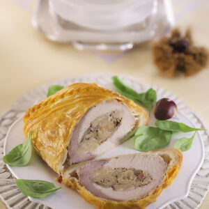 LONZA IN CROSTA RIPIENA DI CASTAGNE CRAUTI E PANCETTA - 3778