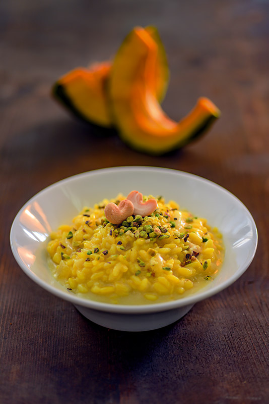 RISOTTO CON ZUCCCA PISTACCHI E ANACARDI - 8402